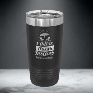 Personalized Insulated Tumbler, Laser Engraved Business Logo on Travel Mug, Corporate Promotional Gifts