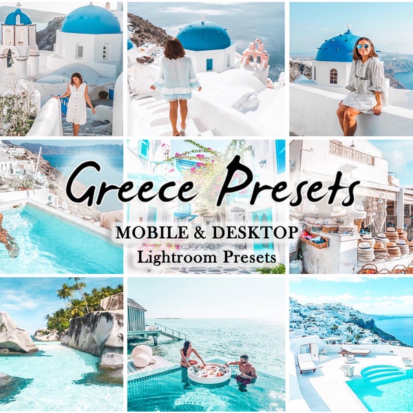 Lightroom Presets, Mobile Presets, Instagram Preset, Desktop Preset, lightroom mobile Preset - Greece