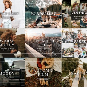 10,000+ Lightroom Presets Bundle, Mobile & Desktop Photo Filters: Bright, Creamy, Natural, Neutral Photo Preset image 18