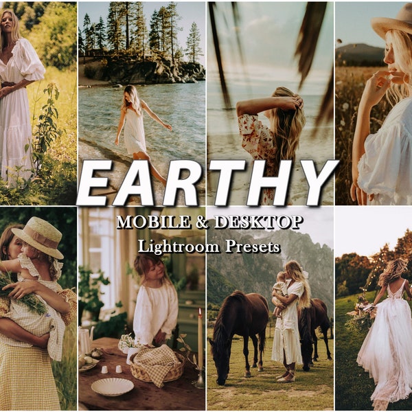 20 EARTHY FALL Lightroom Presets, Mobile Desktop Lightroom Presets, Autumn nature Presets, natural moody Preset Instagram, Light Preset