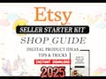 ETSY SELLER Guide + 50,000 DIGITAL Products Ideas for 2025 , Etsy Digital Downloads, Passive Income, Business Ideas, Etsy seller starter kit