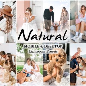 15 Lightroom Presets, Natural Presets, Mobile Desktop Preset, Blogger Mobile Preset, Clean Influencer, white soft preset, Bright Instagram