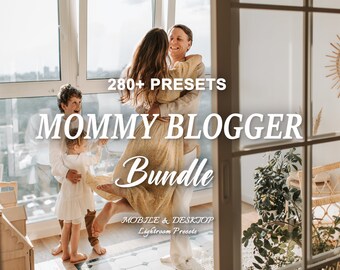 280 Family LIGHTROOM Presets, MOMMY Blogger Preset, Mobile Desktop Presets, Family Mom preset, Natural Airy Presets, Bohemian filters