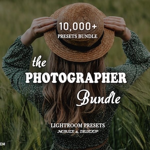 Plus de 10 000 paramètres prédéfinis Lightroom, paramètres prédéfinis Lightroom pour mobile, paramètres prédéfinis, paramètres prédéfinis PHOTOGRAPHE, filtre photo pour Instagram, paramètre prédéfini naturel pour ordinateur de bureau