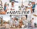 12 NO FILTER Lightroom Presets, Lightroom Mobile Presets, Instagram presets, natural presets,  blogger preset, Light Airy, clean filter
