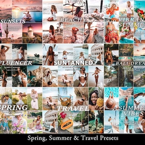 10,000+ MEGA Lightroom Preset Bundle, Spring and Summer Mobile Presets, Natural Creamy Preset, Boho Photo Instagram Filter, Desktop Preset image 5