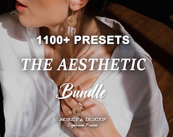 1100 LIGHTROOM Preset-bundel, mobiele desktop luxe esthetische presets, schoon neutraal fotobewerkingsfilter voor influencer blogger, binnen