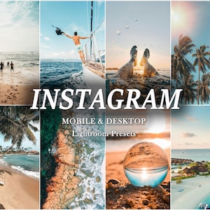 35 SUMMER PRESETS, Mobile Lightroom Presets, Beach Presets, Desktop Presets, Instagram Blogger Filter, Photo Presets, Influencer Preset