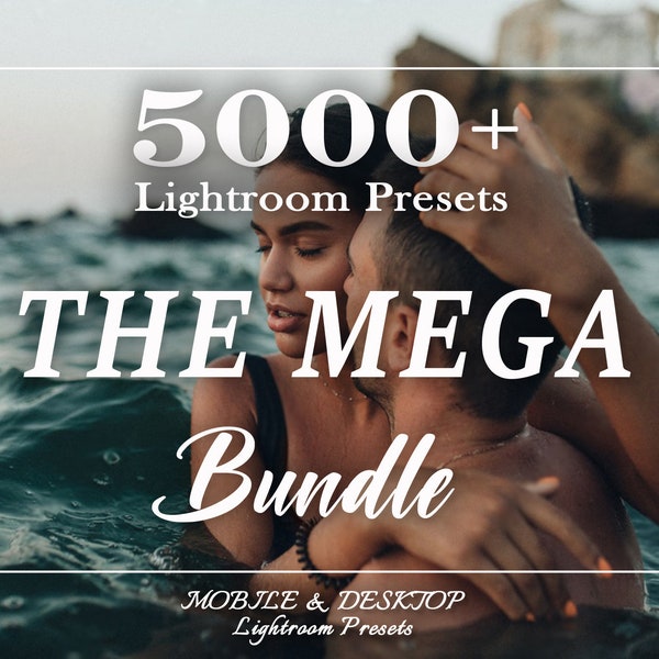 5000 Lightroom Presets, MEGA Presets Bundle, Lightroom Mobile Presets, Desktop Presets, Spring Summer Presets, Outdoor Instagram Presets