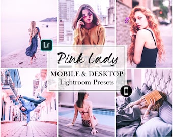Lightroom Presets, Mobile Presets, Desktop Preset, Instagram Preset - Pink Lady
