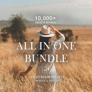 10,000+ LIGHTROOM PRESETS Bundle - Lightroom Mobile Presets, Autumn Fall Preset, Natural Desktop Preset, Boho Creamy, Portrait Photo Filters