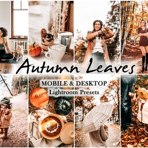 10 Mobile LIGHTROOM Presets, Warm Preset, Autumn Presets, Mobile Presets, Desktop Preset, Instagram Filters Presets, Vsco Filters