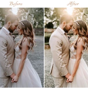 26 WEDDING Lightroom Presets, Mobile Desktop Lightroom Presets, Bright Elegant Wedding Presets, Couple Preset, Light airy Preset image 5