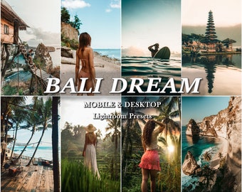 14 mobiele Lightroom-voorinstellingen Lightroom Mobile-voorinstellingen Instagram-voorinstelling Lightroom Desktop-voorinstellingen - Bali Dream