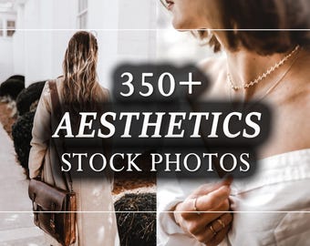 250+ Stock Images Bundle, Marketing Stock Photos Bundle, Instagram Minimalist Luxury Moody Aesthetic Fashion
