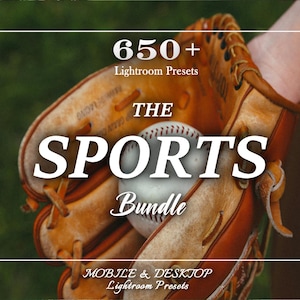650+ Presetów sportowych - Presetów mobilnych Lightroom - Preset na komputer, Dzień gry, Sportowiec, Sportowy, Filtr na Instagramie, Piłka nożna, Baseball, Koszykówka
