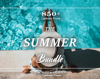 850+ Beach Lightroom Presets Bundle - Mobile und Desktop Sunny & Blogger Fotoeffekte
