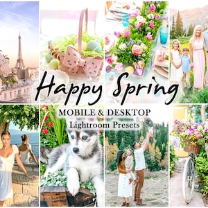 10 mobiele LIGHTROOM-presets, zomerpreset, vakantiepreset, kleurrijke preset, desktoppresets Blogger, natuurlijke preset, levendige Instagram