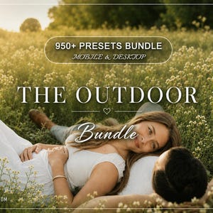 950 LIGHTROOM Presets Bundle, Mobile and Desktop Presets, Outdoor Lightroom Preset Bundle for Instagram, Summer Natural Outdoor Presets