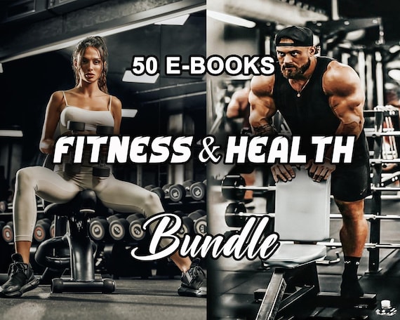 50 FITNESS EBOOK Bundle, Coach Ebook Program, Health Wellness , Exercise, Personal Trainer, Gym, Health Motivating E-book, Workout Online