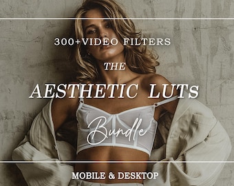 300+ Soft Aesthetic LUTs – Creamy Film Video Filters, Modern Color Grading