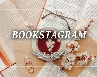 22 BOOKSTAGRAM Presets, Book Presets, Mobile Preset, Lightroom Preset Bundle for Instagram, Warm Academia, Books, Editorial Aesthetic Filter