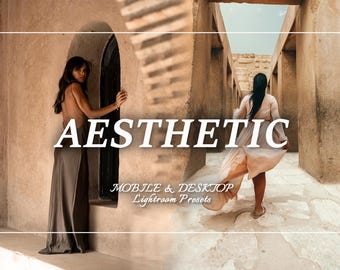 36 Aesthetic Lightroom Presets, Lightroom Mobile Presets, Golden Presets, Warm Presets, Rustic Presets, Brown, Beige, Elegant, Luxury, Home