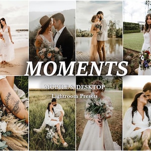 Wedding Lightroom Presets: Romantic Photo Filters (Mobile & Desktop)
