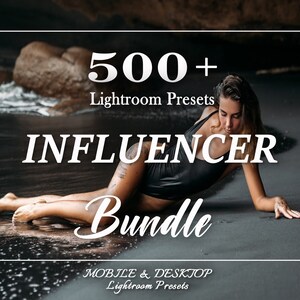 500 INFLUENCER Bundle Lightroom Presets, Spring and Summer Mobile and Desktop Presets, Travel blogger Lightroom Preset Bundle, Aesthetic