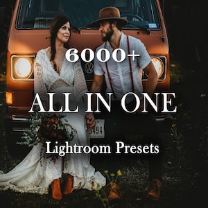 Oltre 6000 preset Lightroom, pacchetto di preset per dispositivi mobili, preset Boho, preset cremosi, preset vintage, preset luminosi, preset rustici, preset per esterni suggestivi
