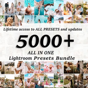 5 000 préréglages LIGHTROOM pour mobile, préréglages style de vie, préréglages printemps-été, préréglages influenceur, préréglages voyage Blogger de bureau mobile Instagram image 1
