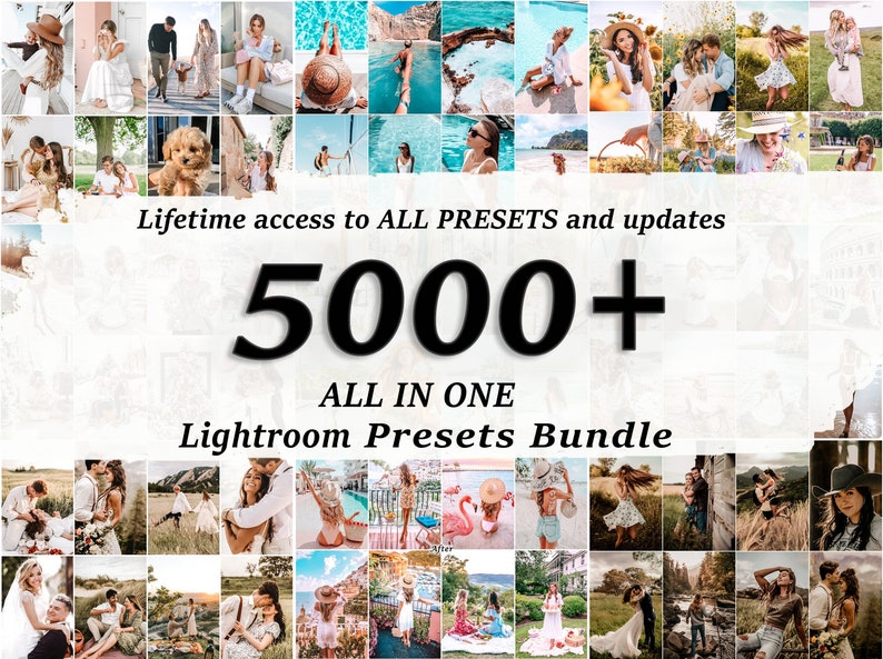5 000 préréglages LIGHTROOM pour mobile, préréglages style de vie, préréglages printemps-été, préréglages influenceur, préréglages voyage Blogger de bureau mobile Instagram image 1