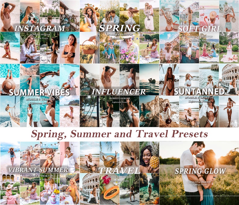 5000 Lightroom Presets, Mega Bundle Presets, Mobile Presets, Desktop Presets, Lightroom Spring Summer Presets, Outdoor Dark Moody Presets, zdjęcie 5