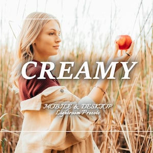 24 Creamy Presets, LIGHTROOM Presets, Bohemian Preset, Warm Light Presets, Mobile Preset, Desktop Preset, Bright Airy soft, Instagram filter