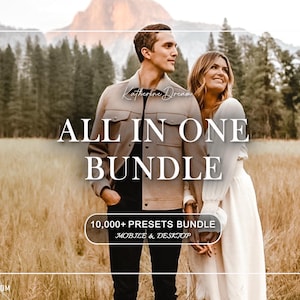 10,000+ MEGA Lightroom Presets Bundle, Mobile Presets, Autumn & Fall Photo Filters for Instagram, Natural Bright Airy Creamy Desktop Presets