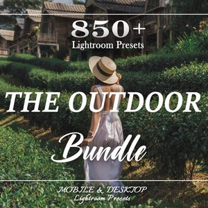 850 OUTDOOR Lightroom Presets Bundle, Mobile Desktop Preset, lightroom mobile presets, Moody Nature Preset, mobile lightroom Presets