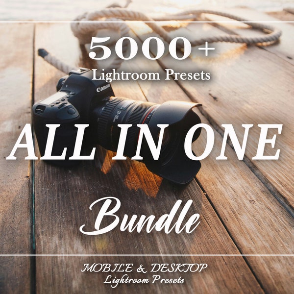 5000 Mega Bundle Presets, Lightroom Presets, Mobile Presets, Desktop Presets, Lightroom Spring Summer Presets, Outdoor Dark Moody Presets,