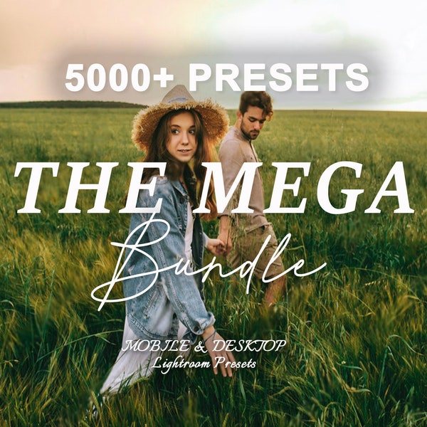 5000 LIGHTROOM Presets Bundle, Natürliche Lebensstil Voreinstellungen, Mobile Desktop Voreinstellungen, Blogger Voreinstellung, Helle saubere Voreinstellungen, Sommer Voreinstellungen