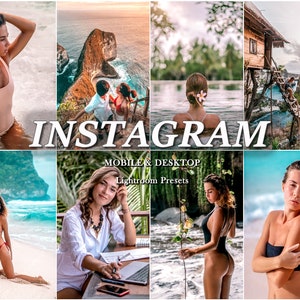 10 MOBILE LIGHTROOM Presets, Lightroom Mobile Preset, Instagram Filter, Filters, Influencer summer Presets, Instagram Blogger Presets