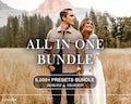 8,000+ MEGA Lightroom Presets Bundle, Mobile Preset, Summer Photo Filters for Instagram, Natural Presets, Warm Desktop Preset for Influencer