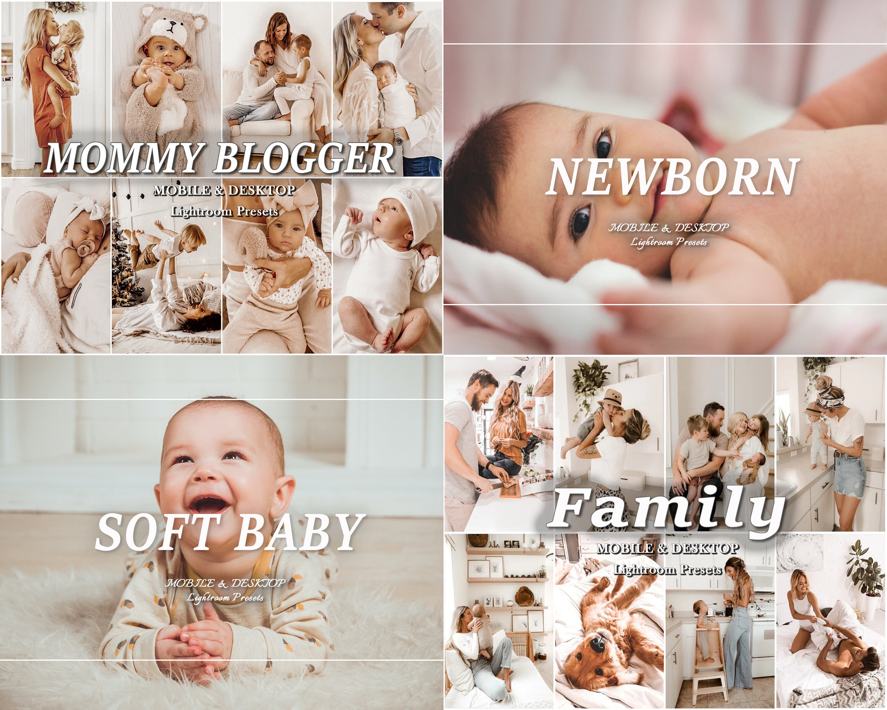 800 BABY Presets Bundle - Newborn Presets - Family Presets - Mommy ...