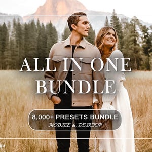 8,000+ MEGA Lightroom Presets Bundle, Summer Photo Filters for Instagram, Preset, Mobile Preset for Influencer, Desktop Moody Photo Presets
