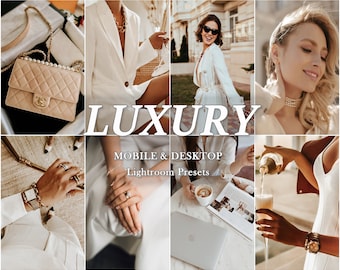 14 LUXURY LIGHTROOM Presets, lightroom mobile preset, blogger presets , Vintage preset, fashion presets, Desktop Preset, Instagram