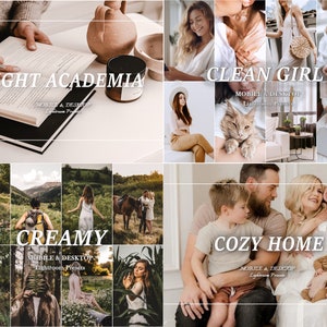 320 Creamy LIGHTROOM Presets, Bohemian soft Preset, Warm Light Presets, Mobile Preset, Desktop Presets, Bright Airy soft, Baby Mommy Presets zdjęcie 6