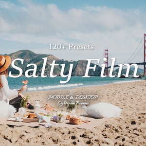 130+ SUMMER FILM Retro Lightroom Mobile Desktop Presets, Film Preset, Analog 35 mm, Influencer Presets, Summer Lightroom Presets Bundle