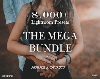 8000 LIGHTROOM Presets Bundle, Summer Natural Presets, Desktop Mobile Preset, Blogger Mobile Lightroom Preset, Clean Influencer, soft preset