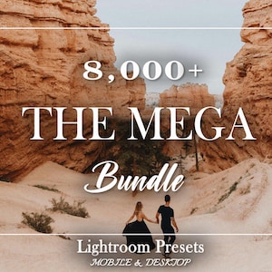 8,000+ PHOTOGRAPHER Presets - Lightroom Presets Bundle, Summer Preset, Mobile Preset, Photo Filter for Instagram, Creamy Preset, Boho Preset