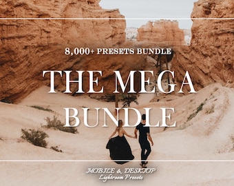 8,000+ Lightroom Presets BUNDLE, Lightroom Mobile Presets, Photography Presets, Dark Moody Presets, Summer Presets, Spring Natural Filter