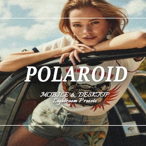 10 POLAROID LIGHTROOM Presets, lightroom mobile preset, film preset, analog preset, polaroid preset, instagram presets, travel presets