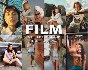 13 FILM LIGHTROOM Presets, Lightroom mobile Preset, Film Preset, analoge Preset, Polaroid Preset, Instagram Presets, Travel Presets